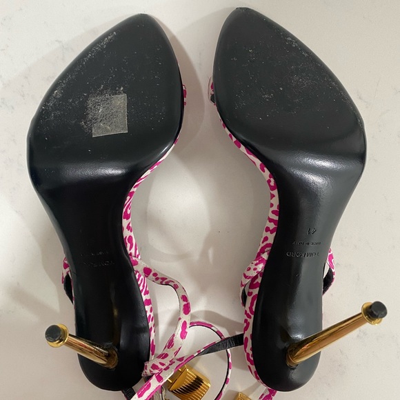 Authentic Tom Ford Padlock Heeled Sandals - Picture 8 of 8